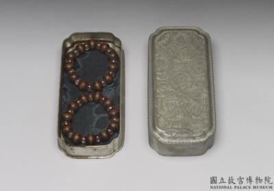 图片[3]-Agarwood bead bracelet with tourmaline, Qing dynasty (1644-1911)-China Archive